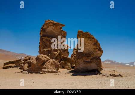 Rock Formations in Salar de Tara, Chile Stock Photo