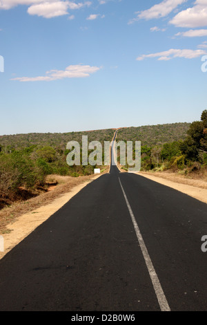 Zombitse Vohibasia National Park. The Road Between Ranohira and Toliara, Madagascar, Africa. The Major Road in South Madagascar. Stock Photo