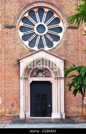 facade of Basilica of San Domenico in Bologna, Italy Stock Photo