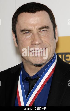 John Travolta at arrivals for Living Legends of Aviation Awards, Beverly Hilton Hotel, Beverly Hills, CA January 18, 2013. Photo By: Michael Germana/Everett Collection/Alamy Live News Stock Photo