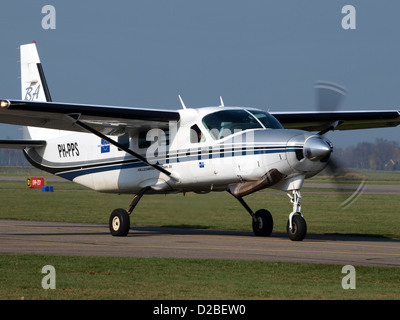 Cessna 208B Grand Caravan PH-PPS take off at Teuge Stock Photo