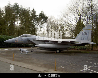 Military Aviation Museum Soesterberg.McDonnell Douglas F-15A Eagle, US Air Force 74-0083 Stock Photo