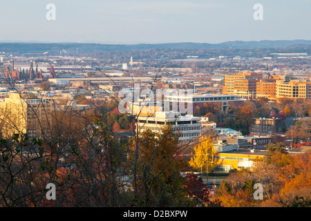 Birmingham as viewed from the high point along Red Mountain,Birmingham, Alabama, USA, North America Stock Photo