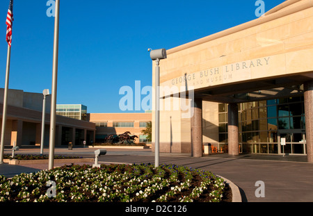 George H.W. Bush Library At Texas A&M University In College Station Texas Stock Photo
