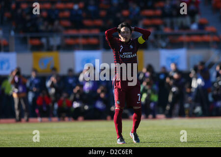 Keiya Sento (Kyoto Tachibana),  JANUARY 19, 2013 - Football /Soccer :  91st All Japan High School Soccer Tournament  Final  between Hosho 2(5PK3)2 Kyoto Tachibana  at National Stadium, Tokyo, Japan.  (Photo by YUTAKA/AFLO SPORT) [1040] Stock Photo