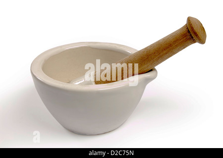Mortar And Pestle Stock Photo
