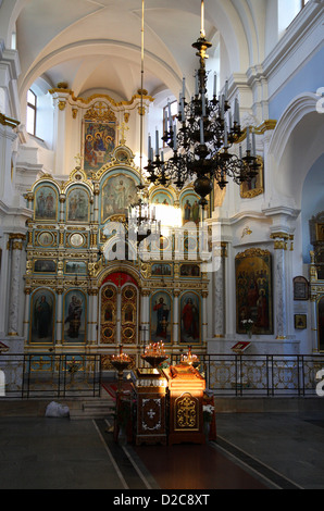 Minsk, Belarus, interior Aufnahmer the Holy Spirit Cathedral Stock Photo
