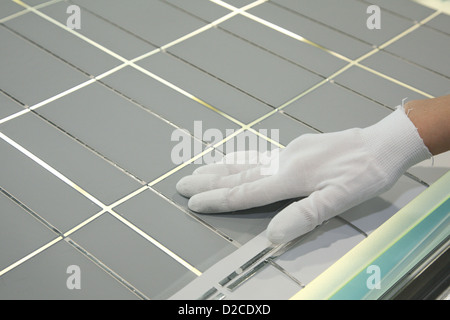 Berlin, Germany, the solar cells solar energy company Solon SE