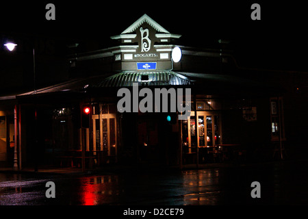 Bogart's, a dinner restaurant in Whangarei. Stock Photo