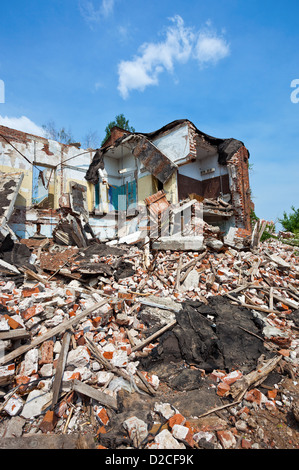 Destroyed building Stock Photo