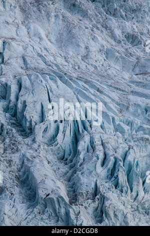 A close-up of the Berg Glacier near its terminous above Berg Lake in Robson Provincial Park, Canadian Rockies, British Columbia, Stock Photo