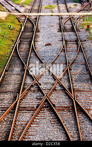 Close to Volos railway station,  Magnesia (Magnisia), Thessaly, Greece. Stock Photo