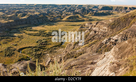 Southwestern Saskatchewan Canada Big Muddy Badlands Stock Photo