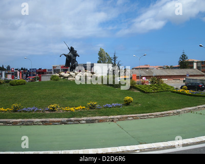 An interesting roundabout in Bastia on Corsica island Stock Photo