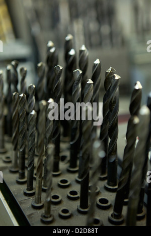 Drill bit set Stock Photo