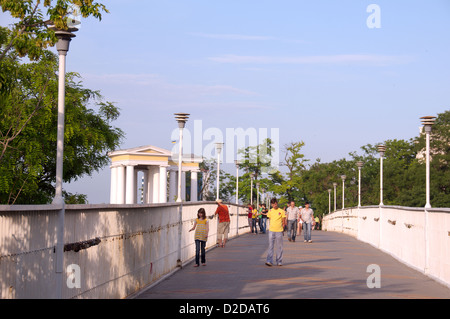 Mother-in-law's bridge, Odessa, Ukraine, Europe Stock Photo