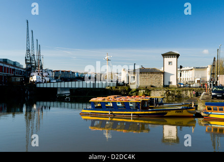 prince street bridge and the spire of st mary redcliffe church bristol england Stock Photo