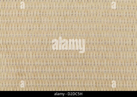 Close-up photo of weaving of straw and flax Stock Photo