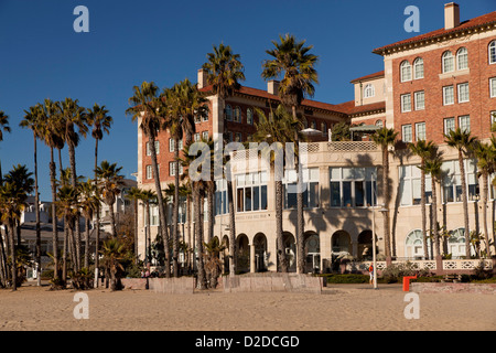 Hotel Casa del Mar at the beach in Santa Monica, Los Angeles County, California, United States of America, USA Stock Photo
