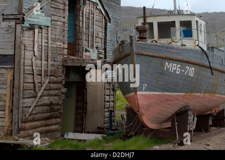 Dalniye Zelentsy, Arctic regions, Russia, Barents Sea Stock Photo