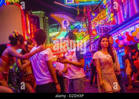 Soi Cowboy Bangkok Prostitution Bar Girls Thailand Stock Photo Alamy