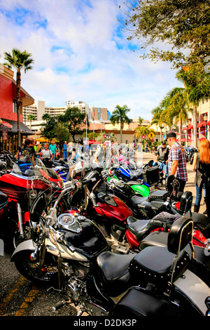 Thunder in the Bay motorcycle event in Sarasota Florida Stock Photo