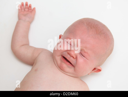 Baby crying Stock Photo