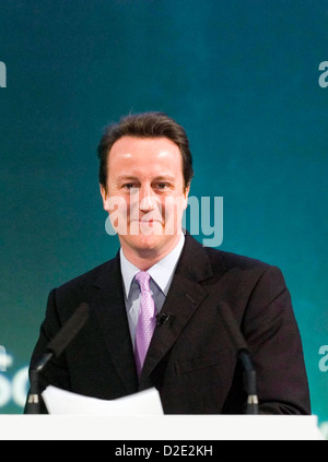 Prime Minister David Cameron pictured when in opposition. Stock Photo