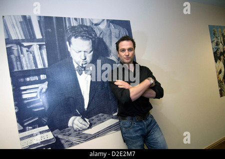 Welsh actor Matthew Rhys at the  Dylan Thomas Centre in Swansea. Stock Photo