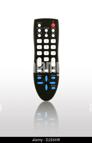 TV remote control with shadow Stock Photo