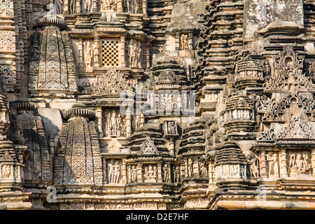 Lakshmana Hindu Temple, Khajuraho, India Stock Photo