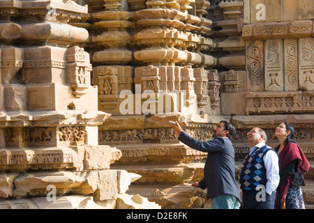 Tourists At Temple, Khajuraho, India Stock Photo - Alamy