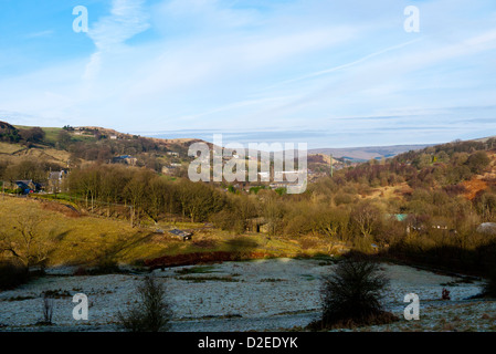 View looking towards Delph, Saddleworth, Greater Manchester, UK Stock ...
