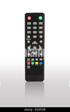 TV remote control with shadow Stock Photo