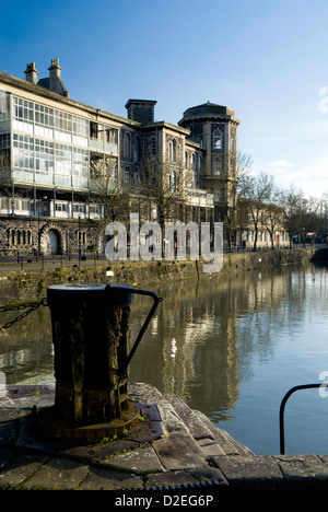 bathurst basin bristol docks england Stock Photo