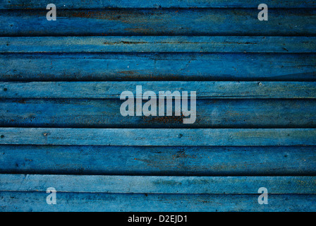Old blue dirty wooden wall. High quality image, great for backgrounds and modern grunge designs. Stock Photo