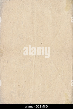 Vintage yellowish paper, vertical orient. Stock Photo