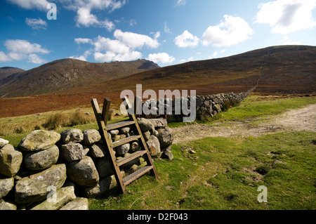 Mourne wall County Down Stock Photo