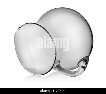 Glass pitcher isolated on a white background Stock Photo