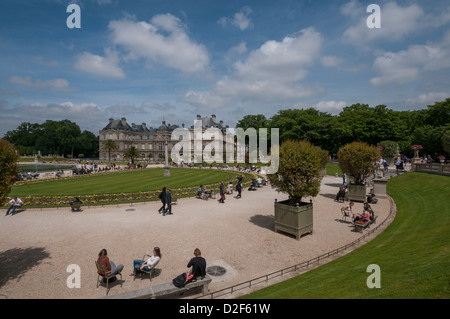 The Jardin du Luxembourg,Paris,France Stock Photo