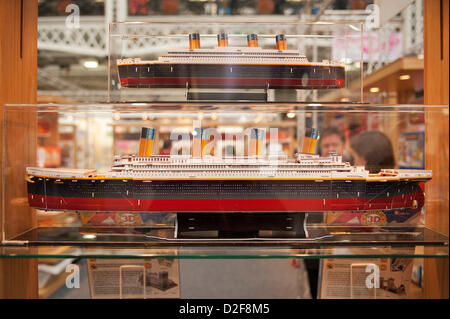 London, UK. 22nd January 2013. Organisers: The British Toy & Hobby Association. The Toy Fair opens today in the Grand Hall at Olympia, celebrating 60 years. Stock Photo