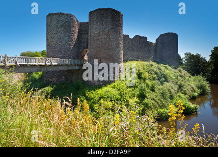 White Castle, Near Abergavenny, Monmouthshire, South Wales, UK Stock Photo