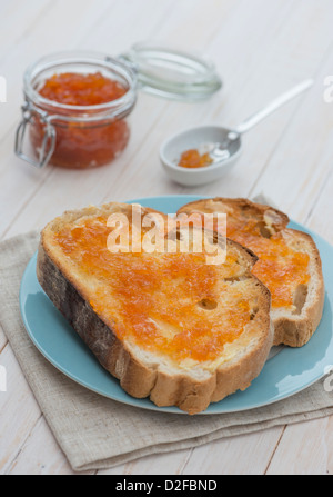 Toast And Marmalade Stock Photo - Alamy