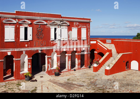 Fort Frederik, Frederiksted, St. Croix, US Virgin Islands, Caribbean Stock Photo