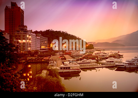 SUN MOON LAKE, Taiwan, for adv or others purpose use Stock Photo