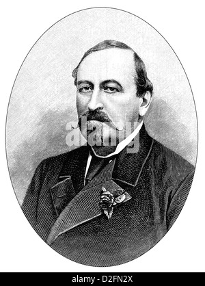 Ernst II or Ernest II, or Ernst August Karl Johann Leopold Alexander Eduard, 1818-1893, Duke of Saxe-Coburg and Gotha Stock Photo