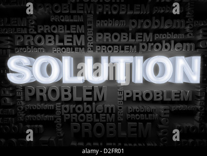 Solution concept Stock Photo