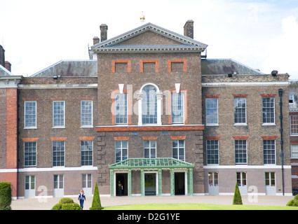 New entrance to Kensington Palace, Princess Diana's former home, Kensington, London, England, United Kingdom Stock Photo