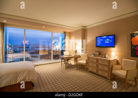 The luxurious room at Wynn Resort and Casino in Las Vegas. Stock Photo