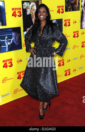 Jan. 23, 2013 - Hollywood, California, U.S. - Omarosa Manigault-Stallworth arrives for the premiere of the film 'Movie 43' at the Chinese theater. (Credit Image: Credit:  Lisa O'Connor/ZUMAPRESS.com/Alamy live news) Stock Photo